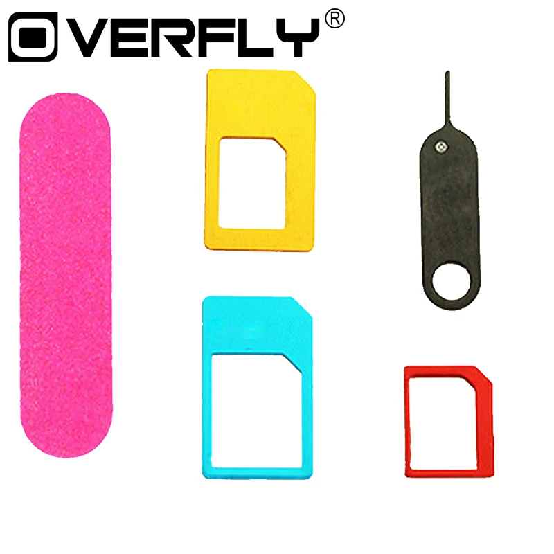 5 in 1 Nano Sim Card Adapters + Regular & Micro Sim + Standard SIM Card & Tools for iPhone 4 4s 5 5c 5s 6 6s Retail Box
5 in 1 Nano Sim Card Adapters + Regular & Micro Sim + Standard SIM Card & Tools for iPhone 4 4s 5 5c 5s 6 6s Retail Box