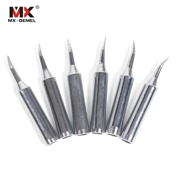 MX-DEMEL 6Pcs 900M-T Pure Copper Welding Tip Soldering Iron Tip For Hakko Soldering Rework Station Electirc Soldering Iron Stand
MX-DEMEL 6Pcs 900M-T Pure Copper Welding Tip Soldering Iron Tip For Hakko Soldering Rework Station Electirc Soldering Iron Stand