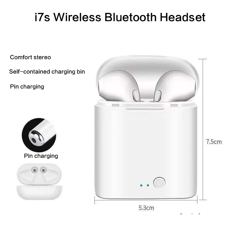 Mini Sports Bluetooth Earphone Wireless Headphones Answer Replay Tuning For Iphone Huawei Noise Reduction EP.i7S
Mini Sports Bluetooth Earphone Wireless Headphones Answer Replay Tuning For Iphone Huawei Noise Reduction EP.i7S