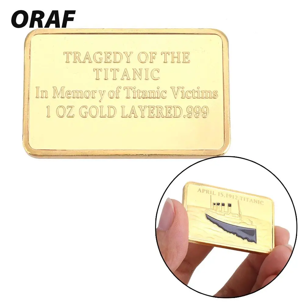 Square Commemorative Coin Modern Gold Bullion Titanic Gold Souvenir Coin Collectible Dorpshipping
Square Commemorative Coin Modern Gold Bullion Titanic Gold Souvenir Coin Collectible Dorpshipping