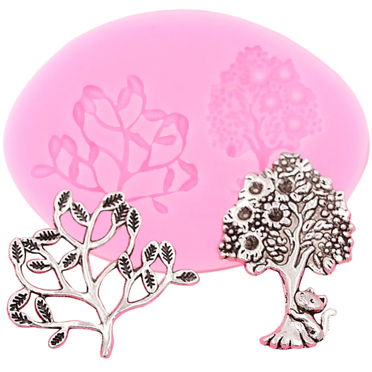 3D Trees Silicone Mold Sugarcraft DIY Party Cake Decorating Tools Resin Fimo Clay Fondant Chocolate Candy Moulds
3D Trees Silicone Mold Sugarcraft DIY Party Cake Decorating Tools Resin Fimo Clay Fondant Chocolate Candy Moulds
