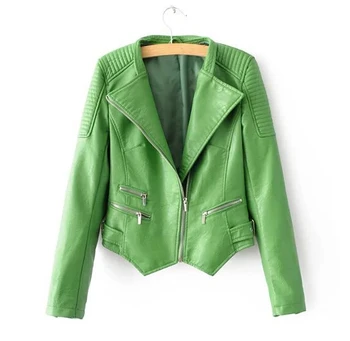 Nice New European Style PU Leather Motorcycle Jacket Women Short Section Of Small Leather Jacket
Nice New European Style PU Leather Motorcycle Jacket Women Short Section Of Small Leather Jacket