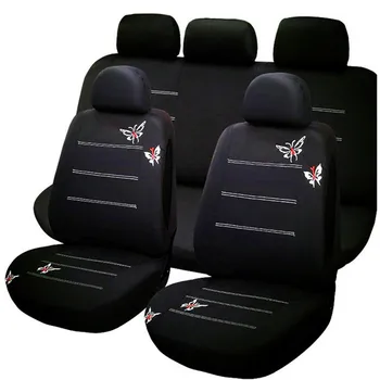 Butterfly Embroidered Car Seat Cover Universal Black Seat Covers for opel g h j corsa d insignia b c meriva mokka vectra zafira
Butterfly Embroidered Car Seat Cover Universal Black Seat Covers for opel g h j corsa d insignia b c meriva mokka vectra zafira