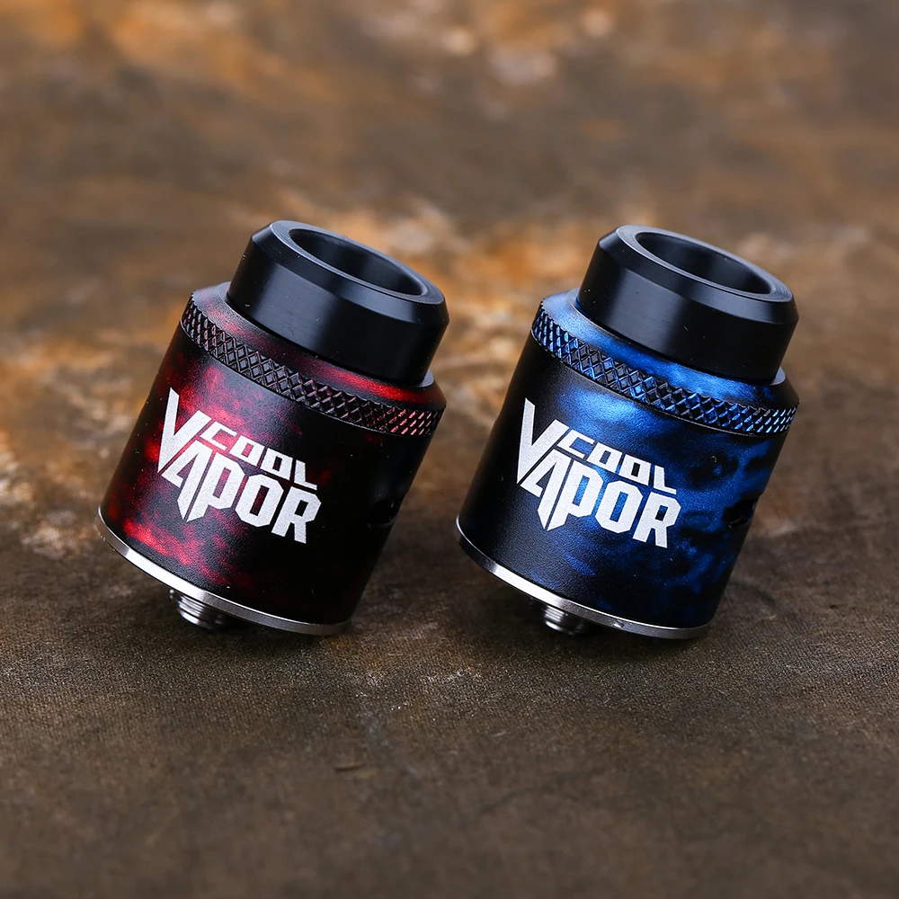 

Original Cool Vapor MGTK BF RDA Tank 24mm Atomizer Wide Postless Build Deck Easy Dual Coil Building Ecig Vape Tank VS Zeus Dual