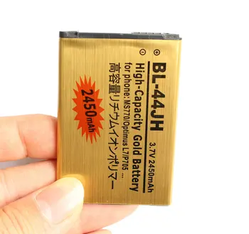 Ciszean 10pcs/lot 2450mAh BL-44JH Gold Replacement Battery For LG MS770 Optimus Duet L7 P700 P705 L4 II E440 L5 II Dual E455
Ciszean 10pcs/lot 2450mAh BL-44JH Gold Replacement Battery For LG MS770 Optimus Duet L7 P700 P705 L4 II E440 L5 II Dual E455