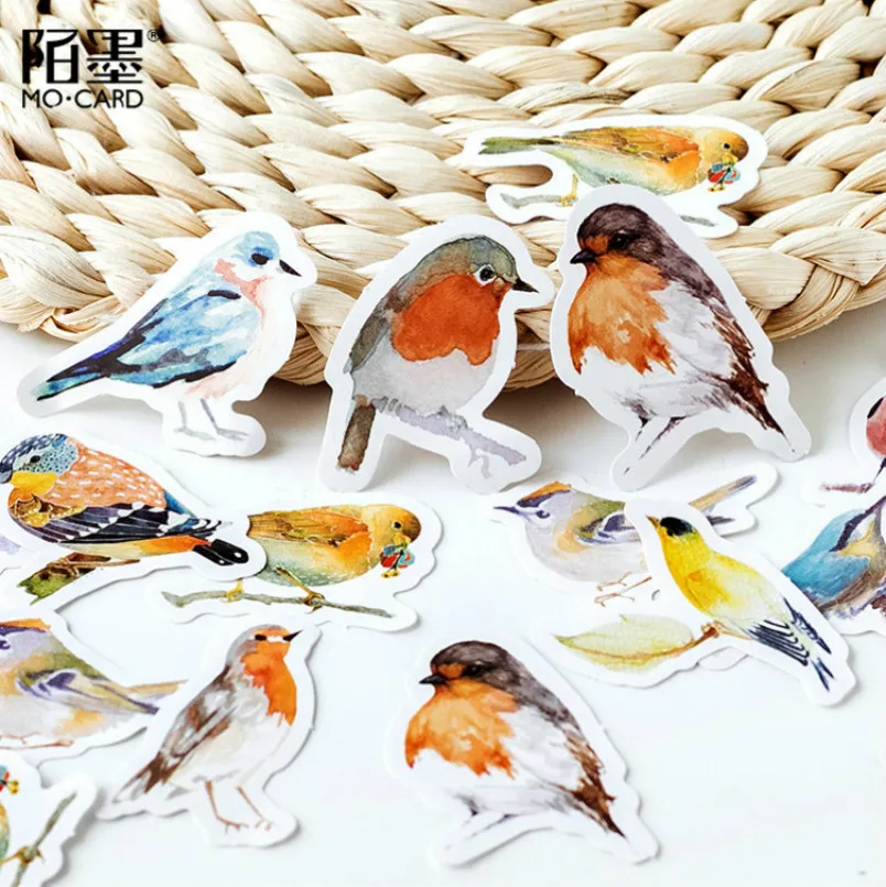 45pcs/pack Kawaii Stationery Stickers bird pattern scrapbooking planner Posted It journal School Supplies papelaria
45pcs/pack Kawaii Stationery Stickers bird pattern scrapbooking planner Posted It journal School Supplies papelaria
