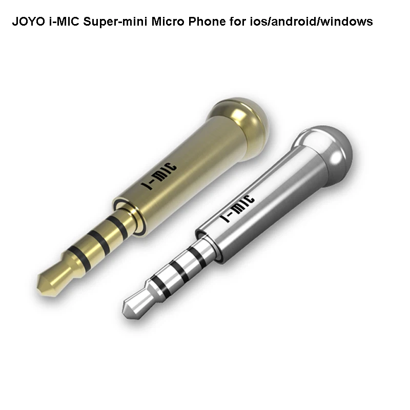JOYO i-MIC Mini microphone Portable Pocket Mic for IOS / Android / Windows Mobile Phone Condenser mics free shipping
JOYO i-MIC Mini microphone Portable Pocket Mic for IOS / Android / Windows Mobile Phone Condenser mics free shipping
