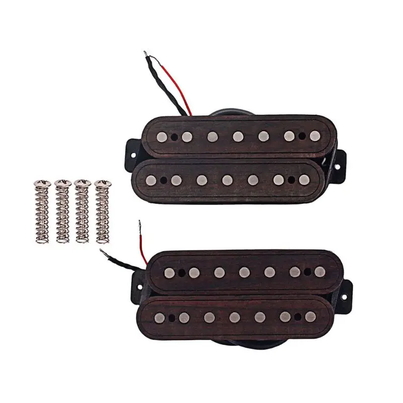 1 set 7 strings oblique neck and Bridge Guitar Pickup slope Humbucker Pickup Parts Accessories W20