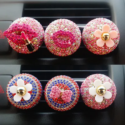 Car Ornament Crystal Diamond Flower Auto Air Condition Vent Perfume Balsam Balm Fragrance Air Freshener Car Interior Decoration
Car Ornament Crystal Diamond Flower Auto Air Condition Vent Perfume Balsam Balm Fragrance Air Freshener Car Interior Decoration