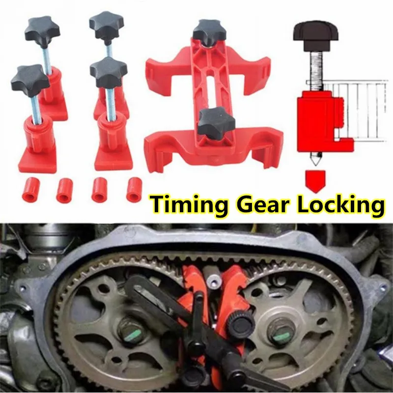 Hot Sale 5 Pcs Universal Cam Camshaft Lock Holder Car Engine Cam Timing Locking Tool Set
Hot Sale 5 Pcs Universal Cam Camshaft Lock Holder Car Engine Cam Timing Locking Tool Set