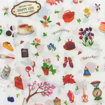 6 Sheets /Pack Fresh Flower Garden Adhesive Stickers DIY Album Decor Student Stationery Sticker Set
6 Sheets /Pack Fresh Flower Garden Adhesive Stickers DIY Album Decor Student Stationery Sticker Set