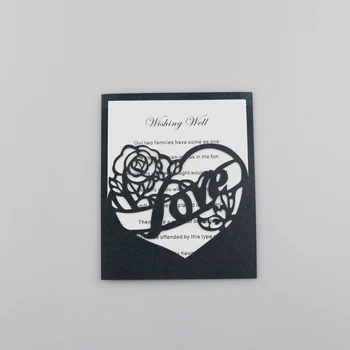 50-Personalized Laser cut Heart with Love Wishing well cards/RSVP cards/ /Thank you cards wedding invitation cards
50-Personalized Laser cut Heart with Love Wishing well cards/RSVP cards/ /Thank you cards wedding invitation cards