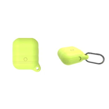 Earphone Charging Case Protector Anti-lost Fluorescent Green Silicone Cover Metal Clip Replacement For AirPods
Earphone Charging Case Protector Anti-lost Fluorescent Green Silicone Cover Metal Clip Replacement For AirPods