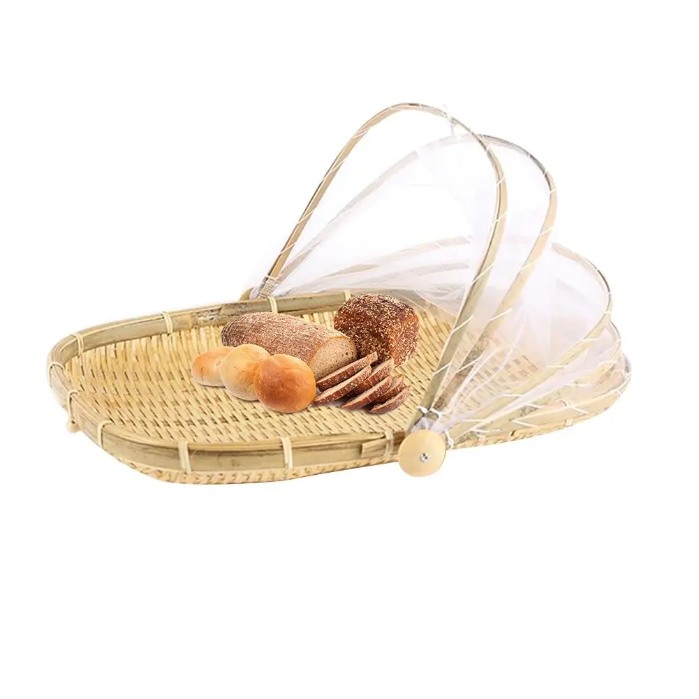 1Pc Hand Woven Bug Proof Basket Dustproof Picnic Basket Handmade Fruit Vegetable Bread Cover Wicker Basket with Gauze 40
1Pc Hand Woven Bug Proof Basket Dustproof Picnic Basket Handmade Fruit Vegetable Bread Cover Wicker Basket with Gauze 40