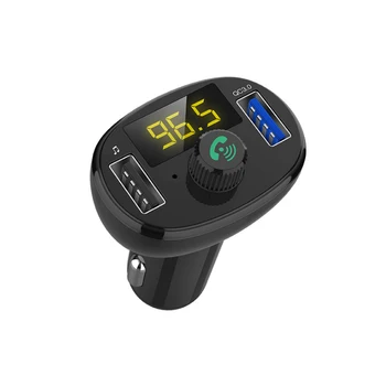 Wireless Bluetooth FM Transmitter Modulator Car Radio Adapter Car MP3 Player QC 3.0 Dual USB Car Charger Handsfree Car Kit
Wireless Bluetooth FM Transmitter Modulator Car Radio Adapter Car MP3 Player QC 3.0 Dual USB Car Charger Handsfree Car Kit