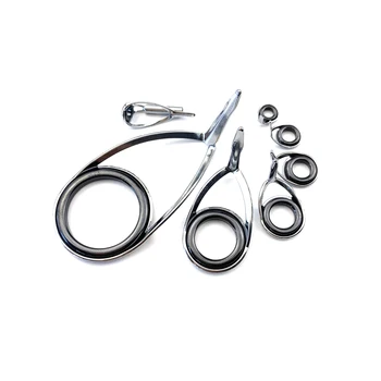 NooNRoo Kit Spinning Fishing Rod Guide Set Kit With SIC Ring Stainless Steel Guide DIY Fishing Guide Rod Accessory 7.7g 8PCS
NooNRoo Kit Spinning Fishing Rod Guide Set Kit With SIC Ring Stainless Steel Guide DIY Fishing Guide Rod Accessory 7.7g 8PCS