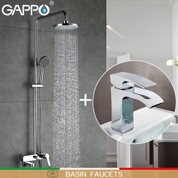 

GAPPO Basin Faucets water taps basin sink faucet brass shower faucet bathroom mixer shower taps Sanitary Ware Suite