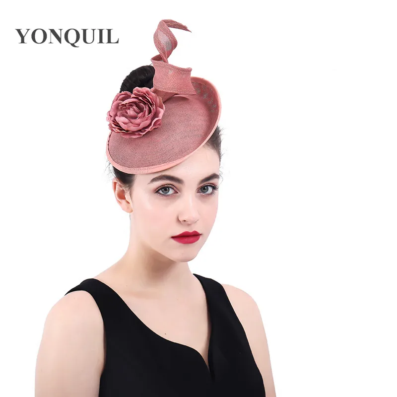 Women dark peach wedding flower headwear elegant imitation linen Headband Fascinator ladies hat fedora hair accessories 3PCS/LOT
Women dark peach wedding flower headwear elegant imitation linen Headband Fascinator ladies hat fedora hair accessories 3PCS/LOT