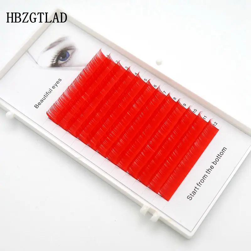 HBZGTLAD New C/D curl 0.07 0.1mm 8-15mm false lashes red color eyelash individual colored lashes Faux volume eyelash extensions
HBZGTLAD New C/D curl 0.07 0.1mm 8-15mm false lashes red color eyelash individual colored lashes Faux volume eyelash extensions
