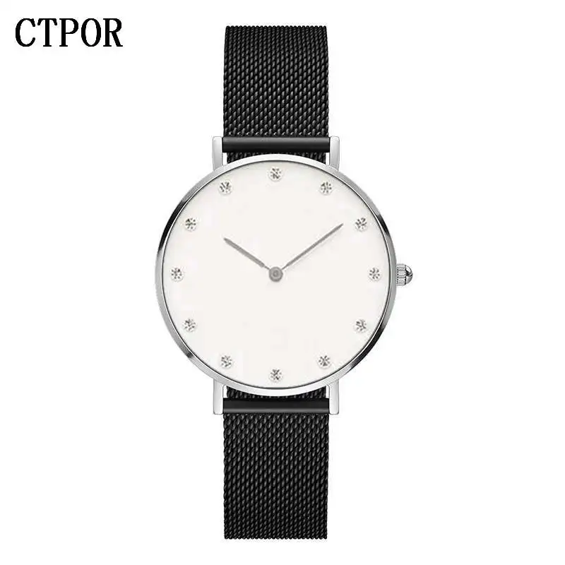Quartz Movement High Quality 40mm Men Women Stainless Steel Mesh Rose Gold Waterproof Diamond Watch Dropshipping Male Clock Saat
Quartz Movement High Quality 40mm Men Women Stainless Steel Mesh Rose Gold Waterproof Diamond Watch Dropshipping Male Clock Saat