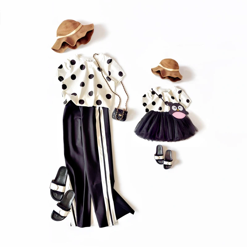 Mommy and Me Clothes Mom Daughter Baby Outfits Family Matching Oufits Girls Shirt+tutu Skirt Mom Top Tees+ Capris Women Pants
Mommy and Me Clothes Mom Daughter Baby Outfits Family Matching Oufits Girls Shirt+tutu Skirt Mom Top Tees+ Capris Women Pants