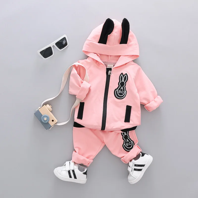 Newborn Kids Baby Boys Girls Long Sleeve Set 2018 Spring Leisure Hooded Bunny Cardigan Jacket +Pants 2Set Beibei Jogging Sets
Newborn Kids Baby Boys Girls Long Sleeve Set 2018 Spring Leisure Hooded Bunny Cardigan Jacket +Pants 2Set Beibei Jogging Sets