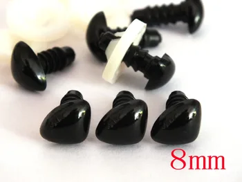 60pcs 8mm black triangle safety noses -- plastic noses/ animal noses for amigurumi and stuffed toys
60pcs 8mm black triangle safety noses -- plastic noses/ animal noses for amigurumi and stuffed toys
