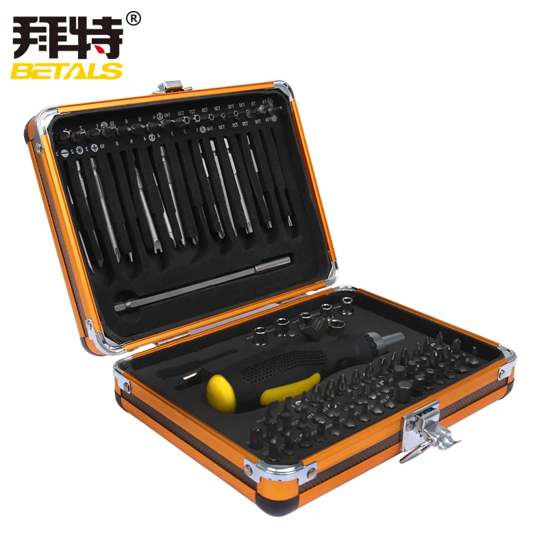 Betals NEW 92 In1 Tool Box Multi-function screwdriver set ratchet wrench socket Household Electrical maintenance tools
Betals NEW 92 In1 Tool Box Multi-function screwdriver set ratchet wrench socket Household Electrical maintenance tools