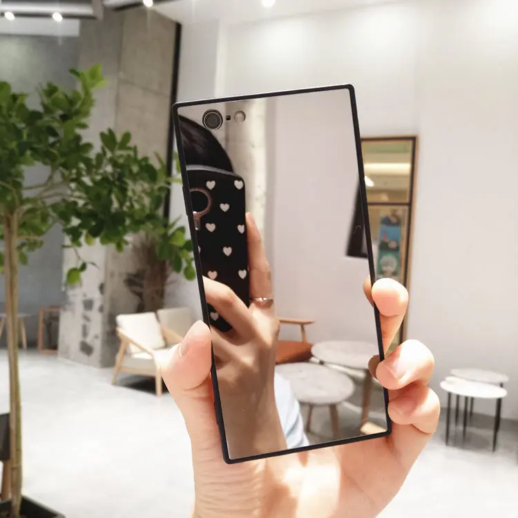 Keezea Square Cosmetic Mirror Case For iPhone XS X 7 8 Plus 6 Plating Square Girl Make Up Back Cover For iPhone 6s Plus 8 7 Xs X
Keezea Square Cosmetic Mirror Case For iPhone XS X 7 8 Plus 6 Plating Square Girl Make Up Back Cover For iPhone 6s Plus 8 7 Xs X