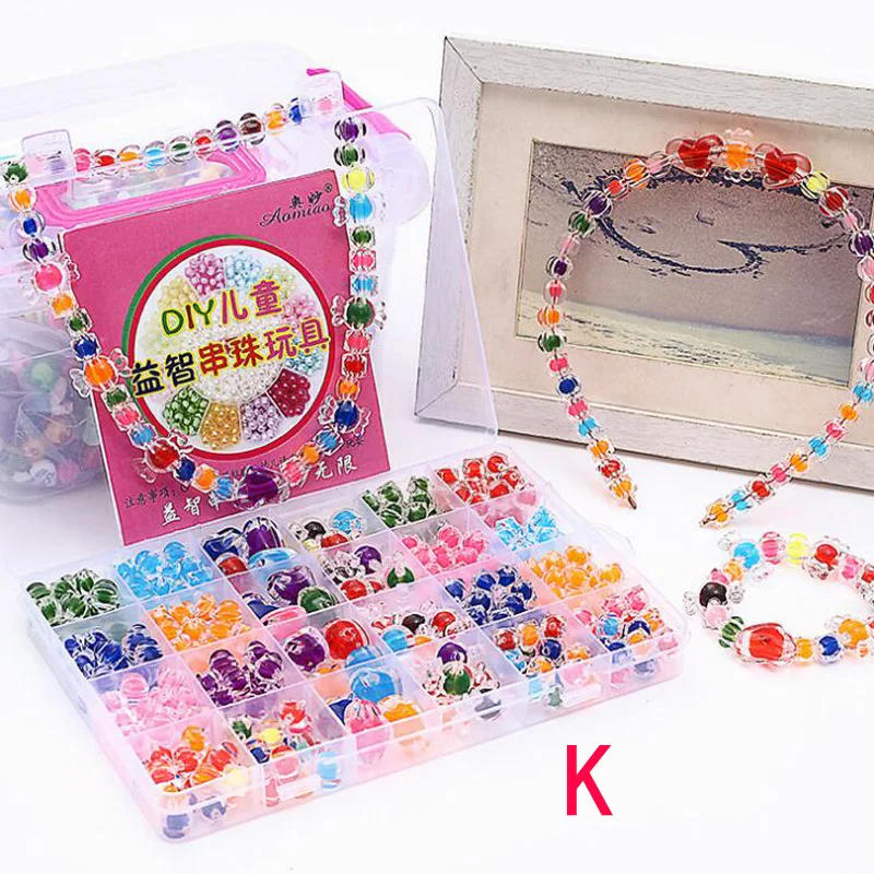 New DIY handmade materials package girl string beads childrens educational gift toys
New DIY handmade materials package girl string beads childrens educational gift toys