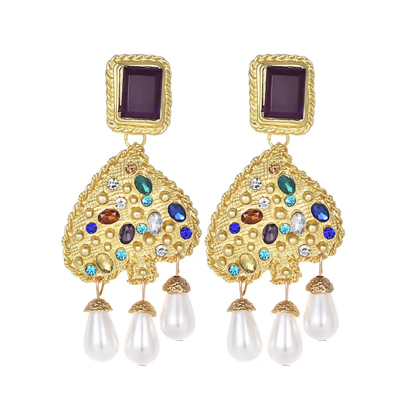 2 PCS ZHINI Women Fashion Earring Tassel Earrings Pearl Gold Long Earring Women's Pop Heart Pendant
2 PCS ZHINI Women Fashion Earring Tassel Earrings Pearl Gold Long Earring Women's Pop Heart Pendant