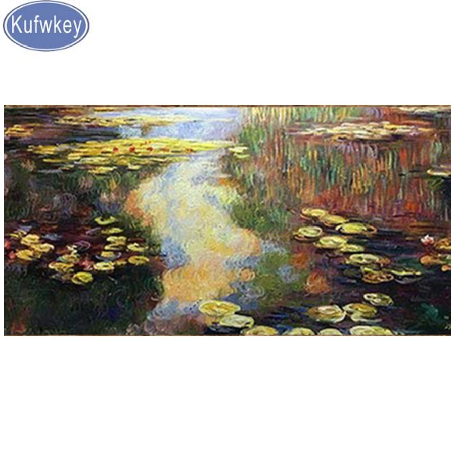 Full Square diamond Mosaic diamond Embroidery,Claude Monet,5d Diy Diamond Painting "Water Lilies"Cross Stitch rhinestones art
Full Square diamond Mosaic diamond Embroidery,Claude Monet,5d Diy Diamond Painting "Water Lilies"Cross Stitch rhinestones art