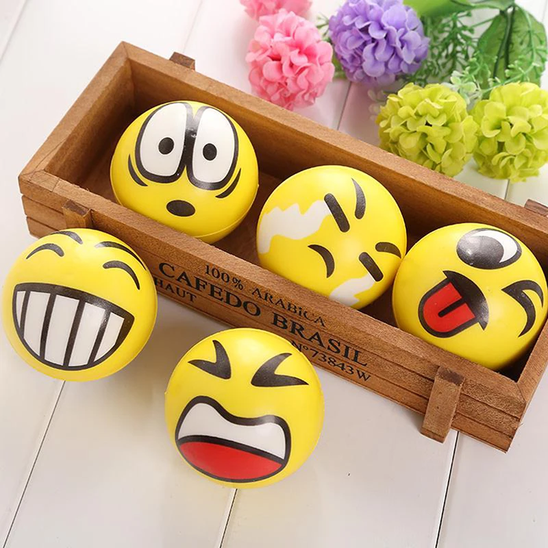 12Pcs/Pack Funny Emoji Faces Squeeze Ball Anti Stress Hand Wrist Finger Exercise Stress Relief Toy Balls For Kids Children
12Pcs/Pack Funny Emoji Faces Squeeze Ball Anti Stress Hand Wrist Finger Exercise Stress Relief Toy Balls For Kids Children