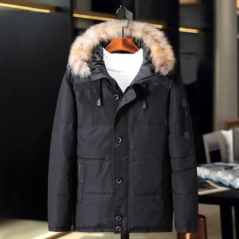 Waterproof Design Down Jacket Man Winter Thick Warm Fashion Patchwork Men's Coat Hooded Men White duck down Coat
Waterproof Design Down Jacket Man Winter Thick Warm Fashion Patchwork Men's Coat Hooded Men White duck down Coat