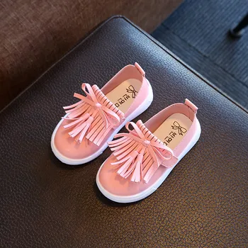 (5 pairs) -2017 new children's shoes soft leather girl tassel casual shoes solid color baby shoes
(5 pairs) -2017 new children's shoes soft leather girl tassel casual shoes solid color baby shoes