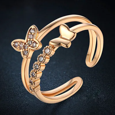 Adjustable Zirconia Crystal Female Butterfly Wedding Ring For Couples Women Men Girls White Gold Fashion Jewelry
Adjustable Zirconia Crystal Female Butterfly Wedding Ring For Couples Women Men Girls White Gold Fashion Jewelry