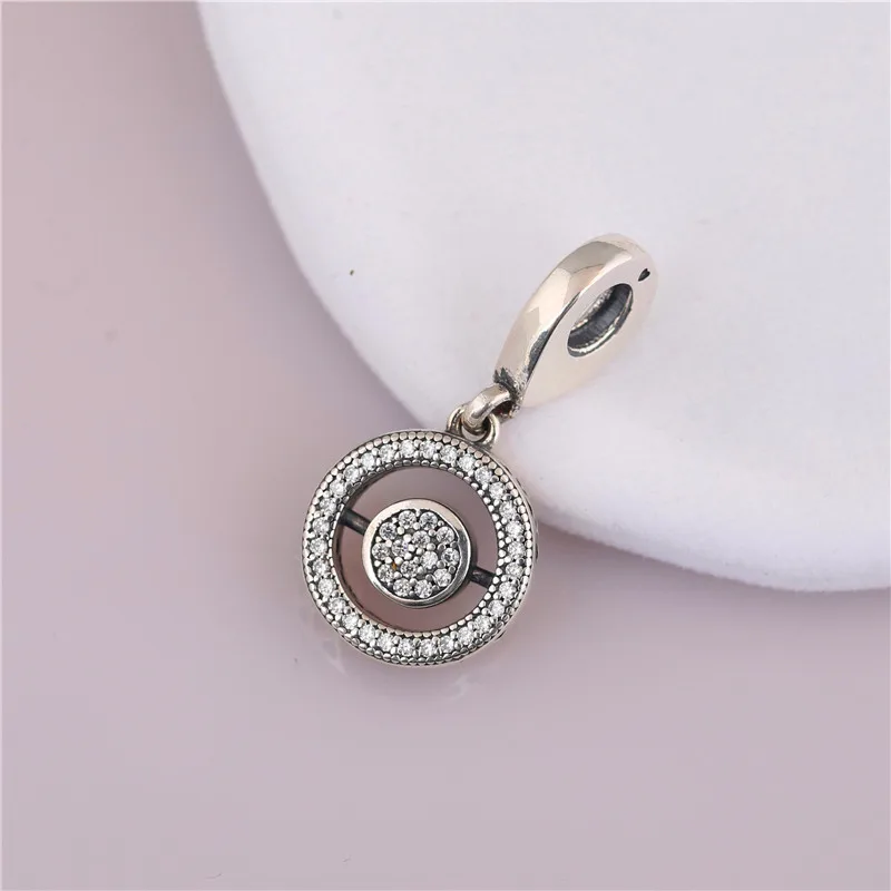 2018 New 925 sterling silver rotating pendant CZ cubic zirconia bracelet pendant suitable for necklaces and bracelets DIY use
2018 New 925 sterling silver rotating pendant CZ cubic zirconia bracelet pendant suitable for necklaces and bracelets DIY use