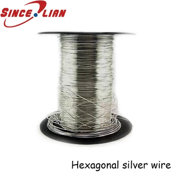 Hexagon 999 Pure Silver Wire Hexagon DIY Sterling Silver Accessories Hand-Made Winding Wire Sterling Silver Supplies Line
Hexagon 999 Pure Silver Wire Hexagon DIY Sterling Silver Accessories Hand-Made Winding Wire Sterling Silver Supplies Line