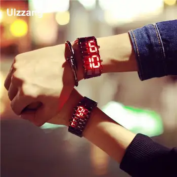 Hot Sale Cool Silver Full Stainless Steel LED Lava Blue Red Light Digital Wristwatch Watch for Men Women Unisex Couple
Hot Sale Cool Silver Full Stainless Steel LED Lava Blue Red Light Digital Wristwatch Watch for Men Women Unisex Couple
