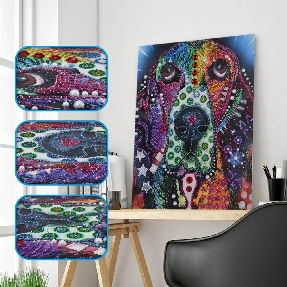 5D Diamond Painting Cross Stitch Kits DIY Diamond Embroidery Crystal Rhinestone Of Picture Arts Craft peacock dog printing Q3
5D Diamond Painting Cross Stitch Kits DIY Diamond Embroidery Crystal Rhinestone Of Picture Arts Craft peacock dog printing Q3
