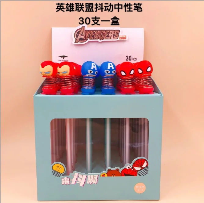 30 pcs Kawaii Gel Pens Cartoon hero black gel ink pens pens for writing Cute stationery office school supplies 0.5mm
30 pcs Kawaii Gel Pens Cartoon hero black gel ink pens pens for writing Cute stationery office school supplies 0.5mm