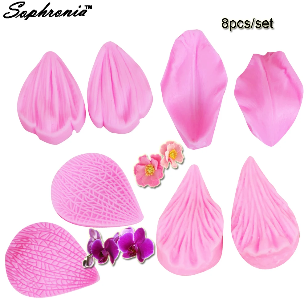 C095 4PCS Beautiful transvaal daisy flower petal& tulip Flower petals shape Silicone Mold Cookware Cake Decorating fondant mold
C095 4PCS Beautiful transvaal daisy flower petal& tulip Flower petals shape Silicone Mold Cookware Cake Decorating fondant mold
