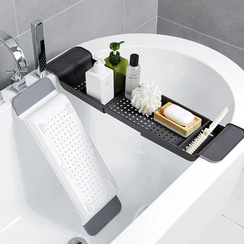 Adjustable Bathtub Tray Shower Wine Glass Book Holder Kitchen Rack Tool Multipurpose Plastic Drain Basket Bath Bathroom Racks
Adjustable Bathtub Tray Shower Wine Glass Book Holder Kitchen Rack Tool Multipurpose Plastic Drain Basket Bath Bathroom Racks