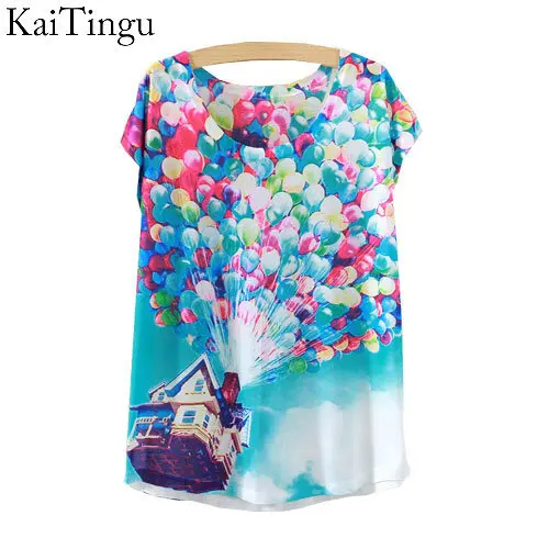 KaiTingu 2015 New Fashion Vintage Spring Summer T Shirt Women Tops Print T-shirt Balloon Printed White Woman Clothes
KaiTingu 2015 New Fashion Vintage Spring Summer T Shirt Women Tops Print T-shirt Balloon Printed White Woman Clothes