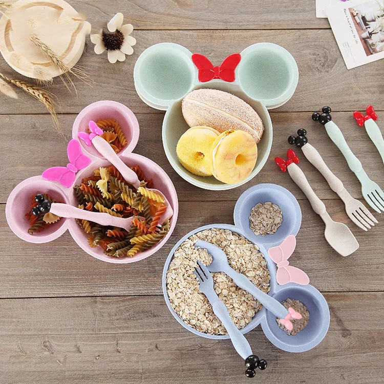 Baby Tableware Set (Bowl + Fork + Spoon) Safety Children Feeding Mouse Ears Fruit Snack Dishes Kids Tableware Set Baby Bowl Set
Baby Tableware Set (Bowl + Fork + Spoon) Safety Children Feeding Mouse Ears Fruit Snack Dishes Kids Tableware Set Baby Bowl Set