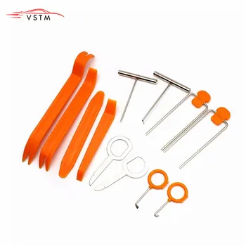 Set of 12pcs Car Radio Door Clip Panel Trim Dash Audio Removal Open Installer Pry Tool For Auto Vehicles 
Set of 12pcs Car Radio Door Clip Panel Trim Dash Audio Removal Open Installer Pry Tool For Auto Vehicles