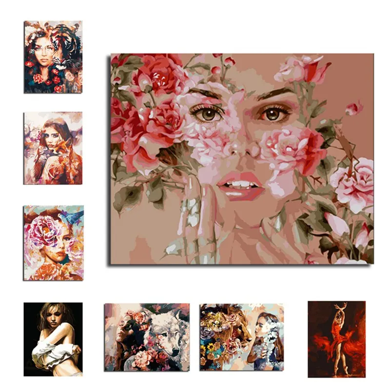 Lawsman Women DIY Painting by numbers abstract canvas portrait decoration painting oil painting kit hand painted 40x50 wall arts
Lawsman Women DIY Painting by numbers abstract canvas portrait decoration painting oil painting kit hand painted 40x50 wall arts