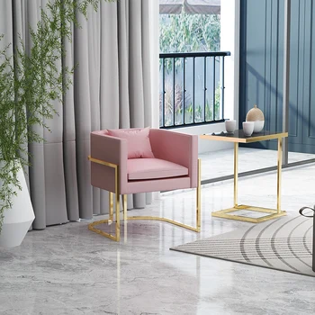Net Red Sofa Single Person Living Room Clothing Milk Tea Coffee Shop Wrought Iron Velvet Casual Sofa Combination
Net Red Sofa Single Person Living Room Clothing Milk Tea Coffee Shop Wrought Iron Velvet Casual Sofa Combination