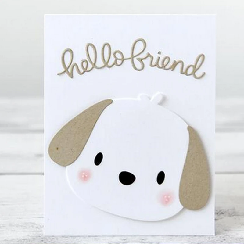 Cute Dog Avatar Animal Frame Metal Cutting Dies DIY Scrapbooking Embossing Album Paper Cards Making Craft dies New 2019 Dies Cut
Cute Dog Avatar Animal Frame Metal Cutting Dies DIY Scrapbooking Embossing Album Paper Cards Making Craft dies New 2019 Dies Cut