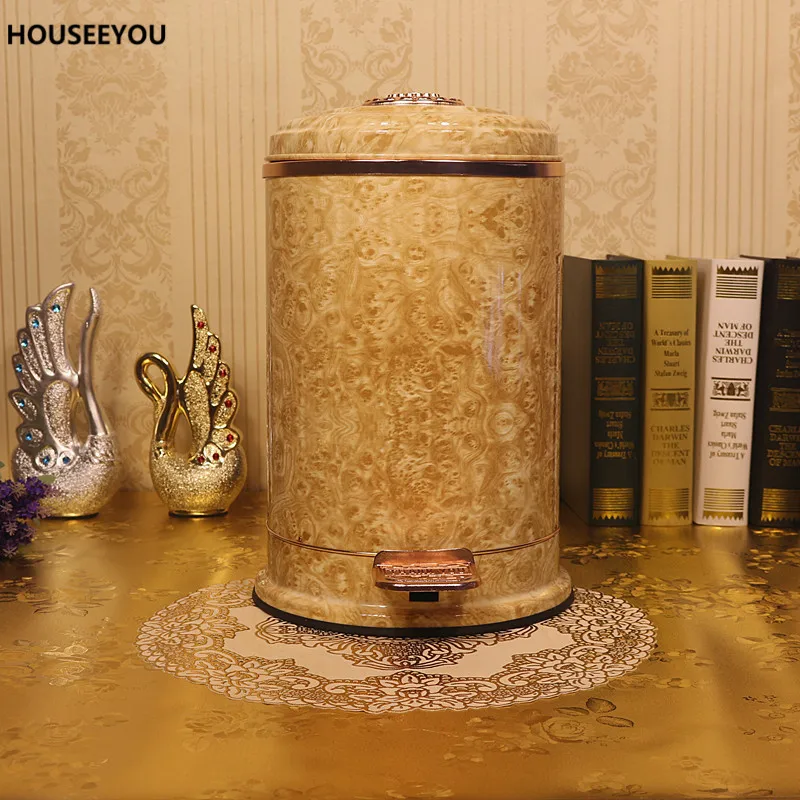 Creative Marble Floral Quiet Trash Can Stainless Steel Garbage Touchless Dustbin Kitchen Waste Bin Househod Cleaning Tools Decor
Creative Marble Floral Quiet Trash Can Stainless Steel Garbage Touchless Dustbin Kitchen Waste Bin Househod Cleaning Tools Decor